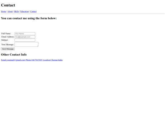 contact screenshot