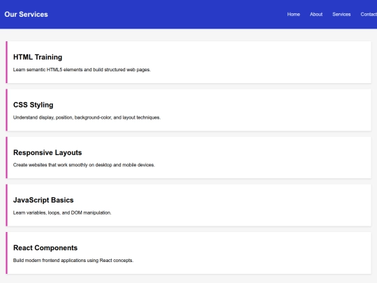services2 screenshot