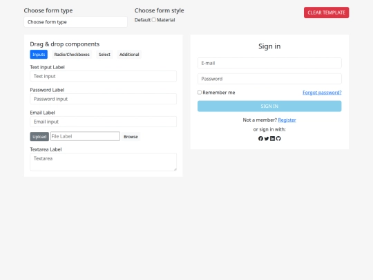 signin screenshot