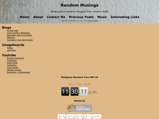 links screenshot