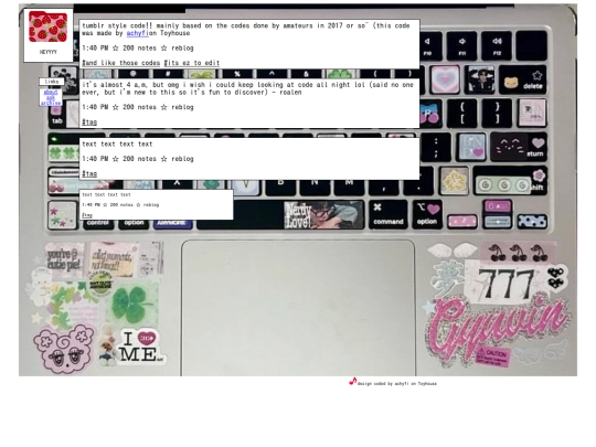 testtumblr screenshot