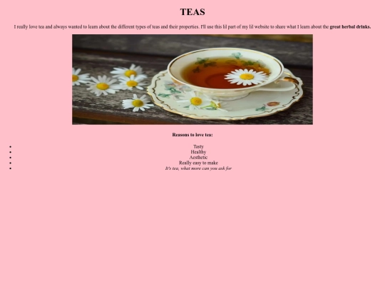 teas screenshot