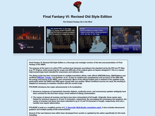 ff6rose screenshot