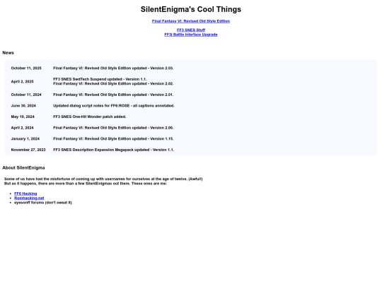 index screenshot
