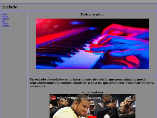 musica/Teclado screenshot