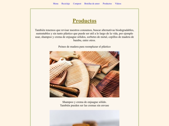 Productos screenshot