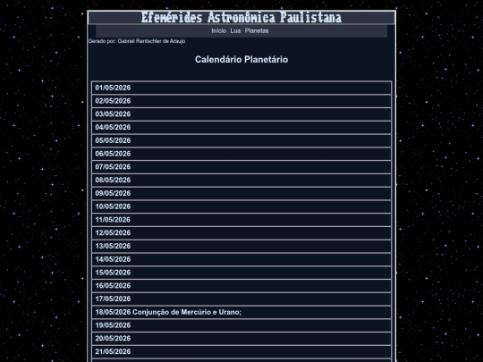 planetas screenshot