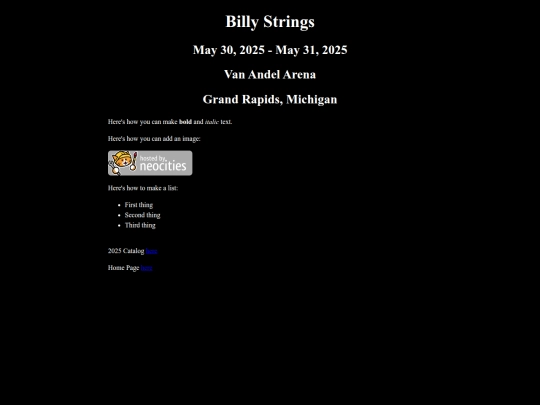 navigation.html/catalog2025.html/billystringsgrandrapids2025 screenshot