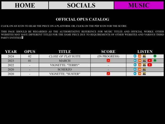 music screenshot