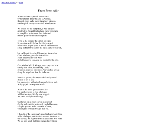 poetry/From Afar screenshot