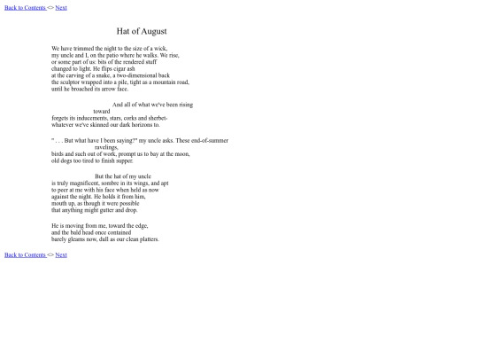 poetry/Hat of August screenshot