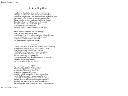 poetry/In Scorching Time screenshot