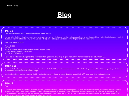 blog screenshot