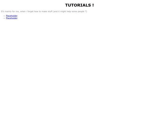 tutorials screenshot