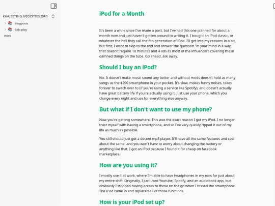 blogposts/ipod-for-a-month screenshot