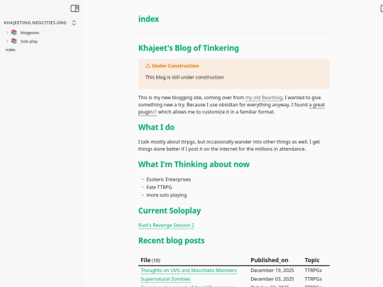 index screenshot