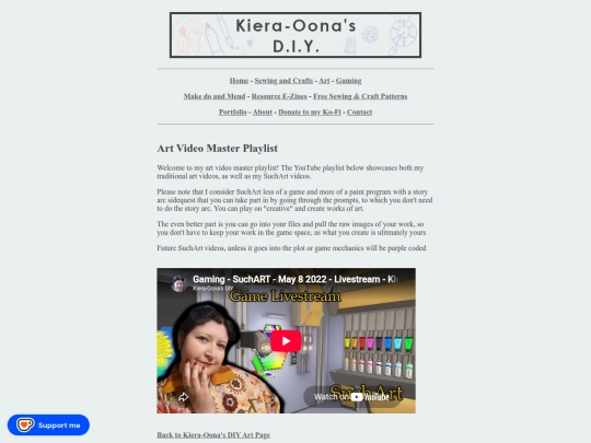 art-pages/art-video-masterlist screenshot