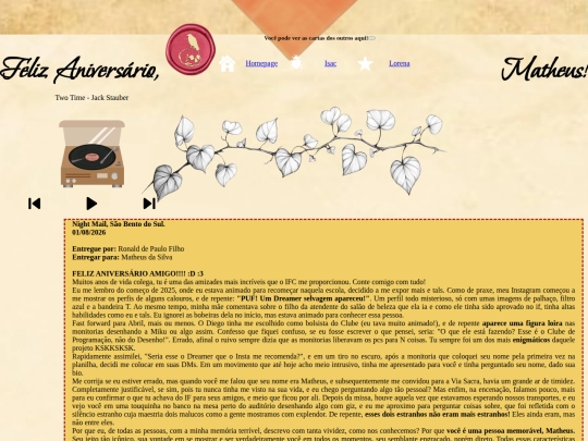 aniversarios/paginaRonald screenshot