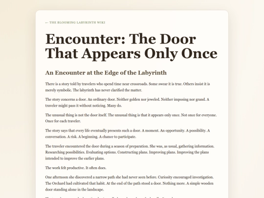 BL/14-encounter-the-door-that-appears-only-once screenshot