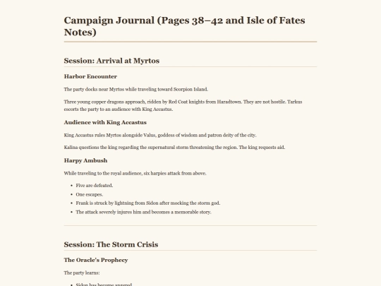campaigns/campaignNotebook screenshot