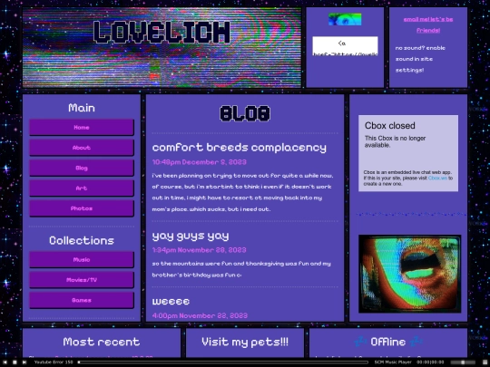 blog screenshot