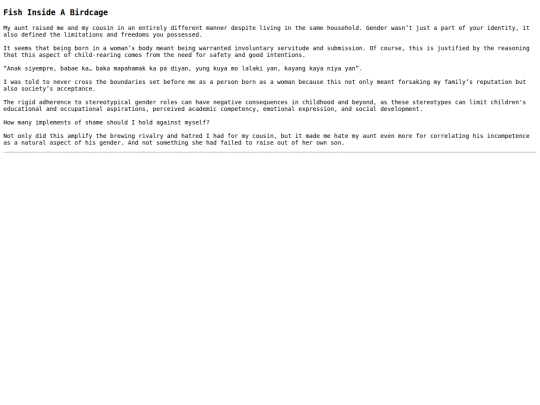 writtenwords/essay1 screenshot