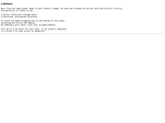 writtenwords/poem1 screenshot