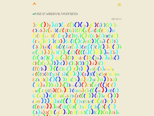 shoebox/blog/pages/parenthesis screenshot
