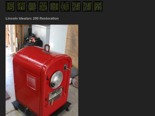 lincoln-idealarc-250-restoration screenshot