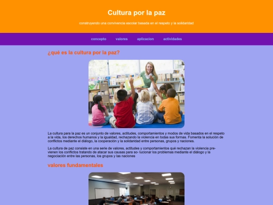 cultura por la paz screenshot