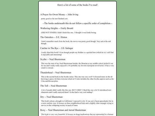 InterestItems/booklist screenshot