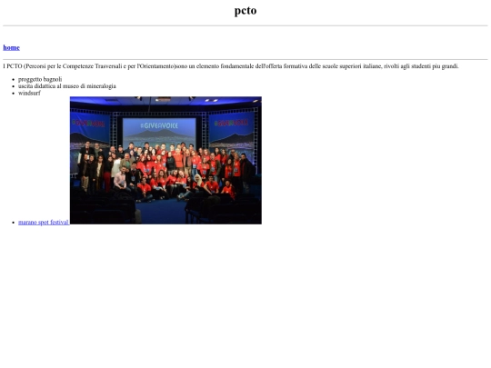 pcto/pcto_index screenshot