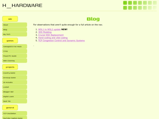 blog screenshot