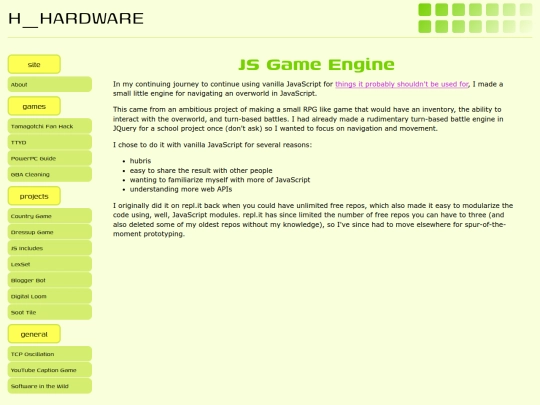 myprojects/jsgameengine screenshot