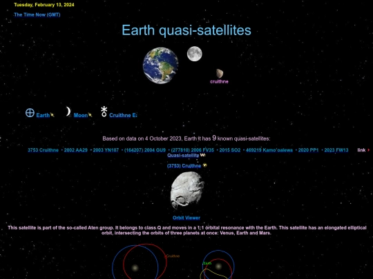 Asteroids/Earth quasi-satellites screenshot