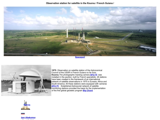 SatStations/kourou screenshot