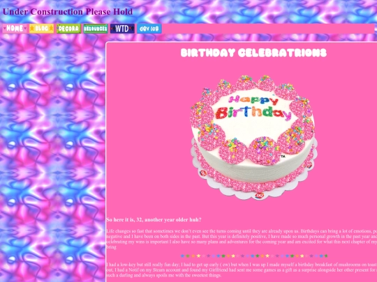blog screenshot
