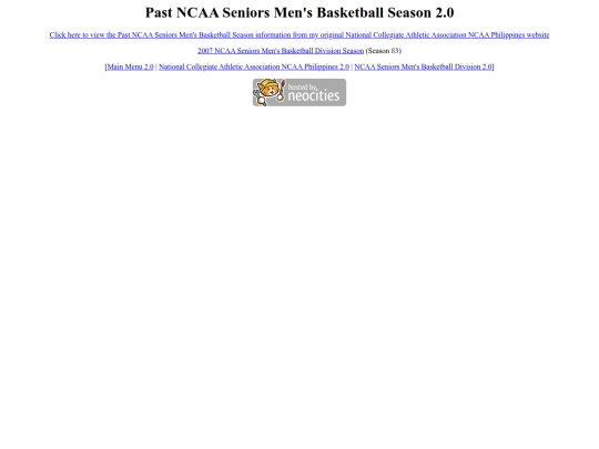 ncaa/seniors/pastncaaseason screenshot