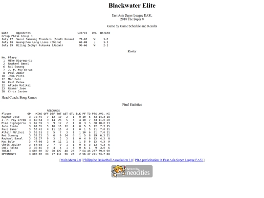 pba/easl/2018blasup8 screenshot