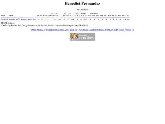 pba/profiles/benedictfernandez screenshot