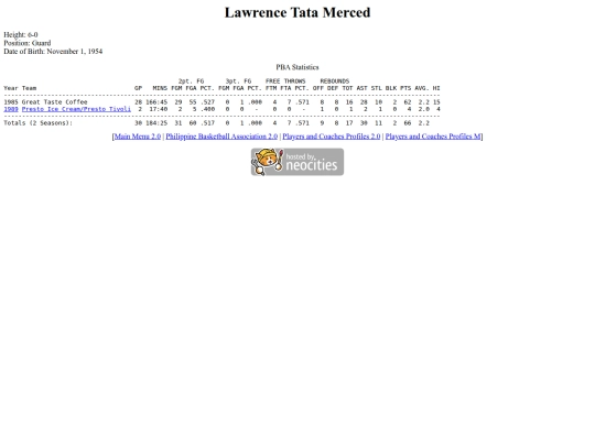 pba/profiles/lawrencemerced screenshot