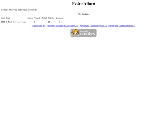 pba/profiles/pedroalfaro screenshot