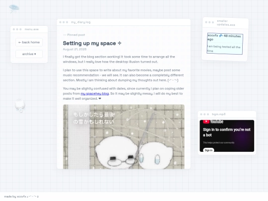 blog screenshot