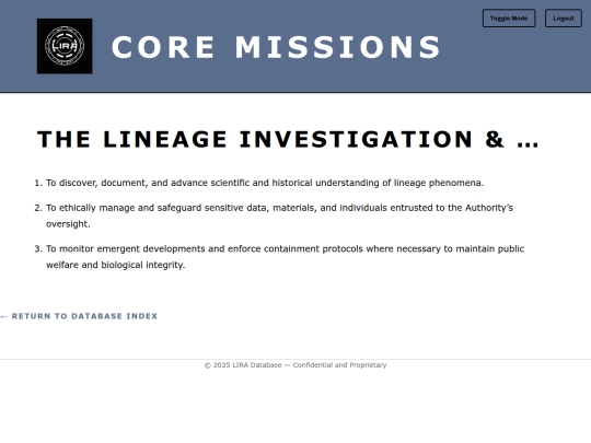 CoreMissions screenshot