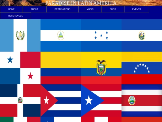 project/destinations screenshot