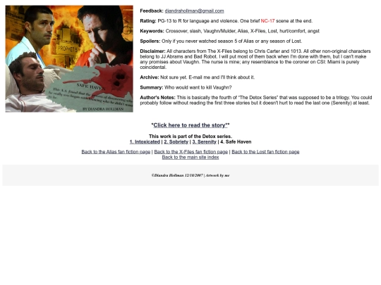 fic/stories/safehaven screenshot