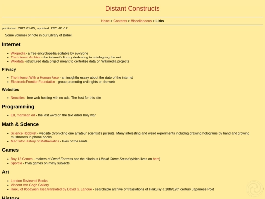 contents/misc/links screenshot
