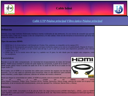 Cable hdmi screenshot