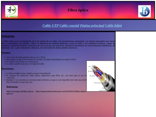 Fibra óptica screenshot