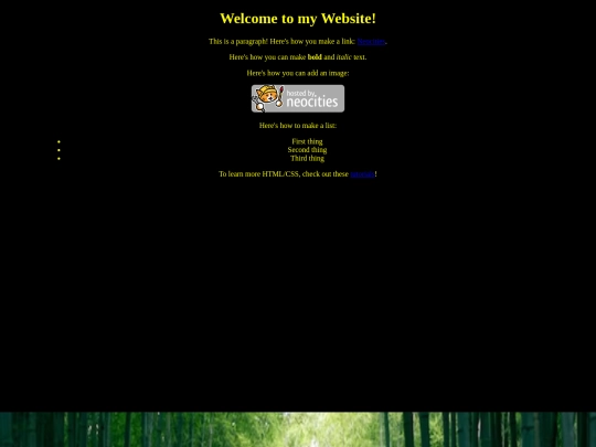 info screenshot